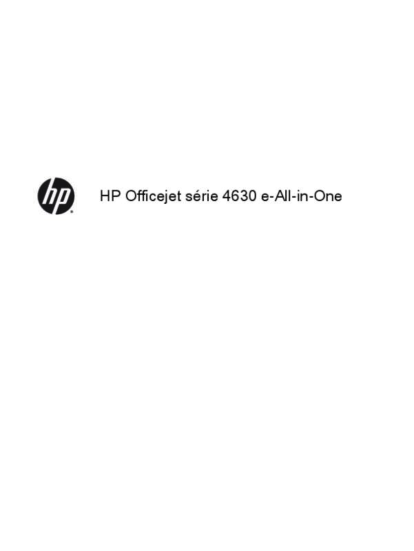 Guide utilisation HP OFFICEJET 4630  de la marque HP