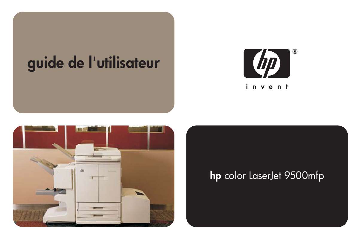 Guide utilisation HP COLOR LASERJET 9500 MULTIFUNCTION PRINTER  de la marque HP