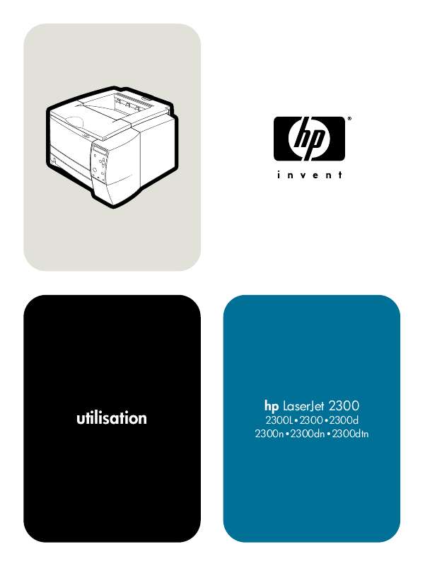 Guide utilisation HP LASERJET 2300N  de la marque HP