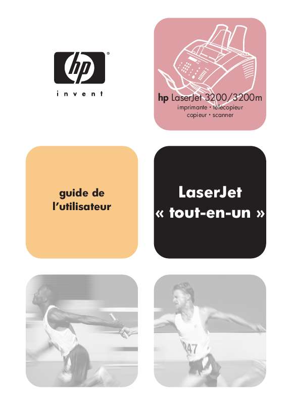Guide utilisation HP LASERJET 3200 ALL-IN-ONE PRINTER  de la marque HP