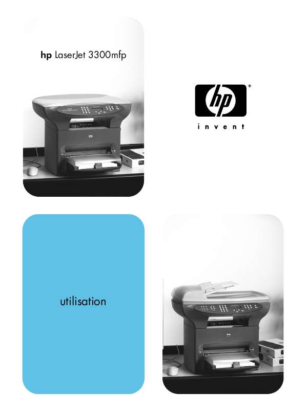 Guide utilisation HP LASERJET 3300 MULTIFUNCTION PRINTER  de la marque HP