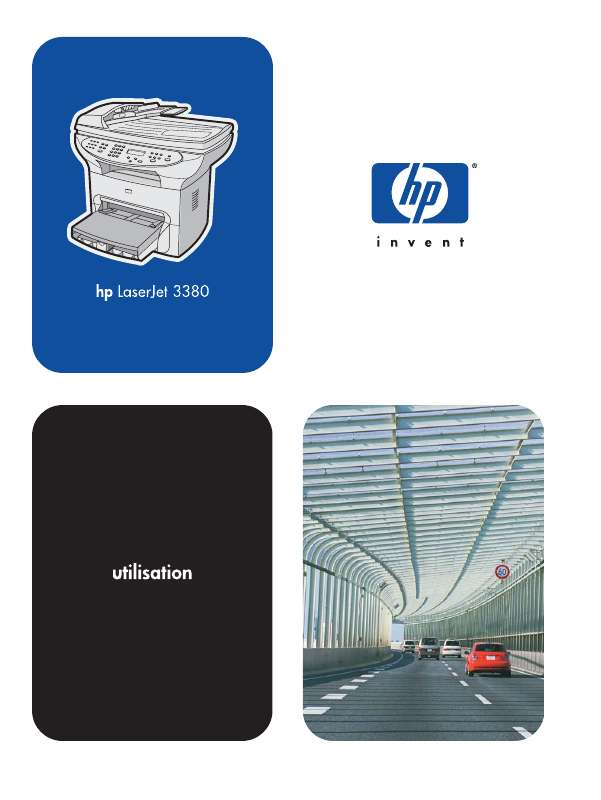 Guide utilisation HP LASERJET 3380 ALL-IN-ONE  de la marque HP