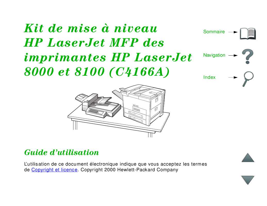 Guide utilisation HP LASERJET 8000  de la marque HP