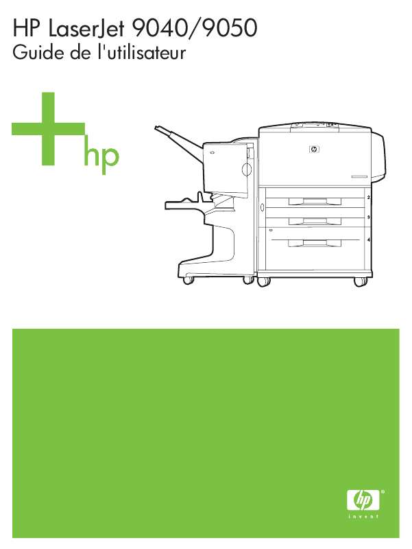 Guide utilisation HP LASERJET 9040  de la marque HP