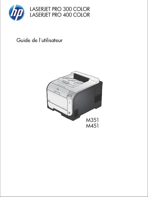 Guide utilisation HP LASERJET PRO M451NW (CE957A)  de la marque HP