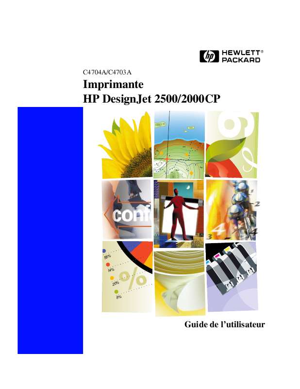 Guide utilisation HP DESIGNJET 2000/3000CP  de la marque HP