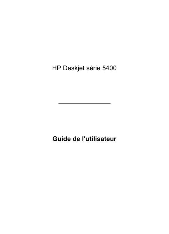 Guide utilisation HP DESKJET 5440  de la marque HP