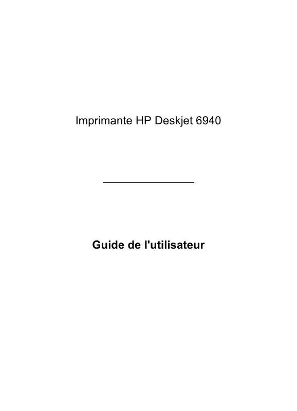 Guide utilisation HP DESKJET 6940  de la marque HP