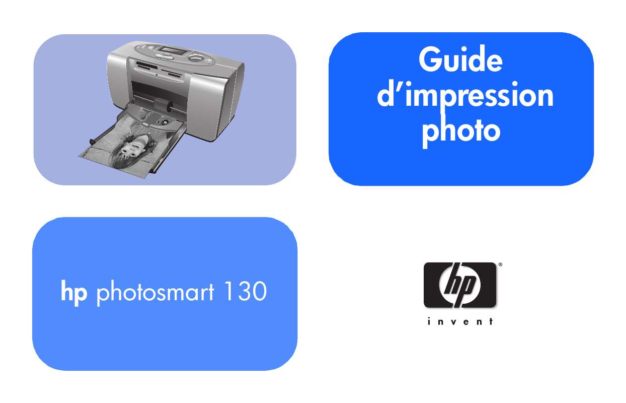 Guide utilisation HP PHOTOSMART 130  de la marque HP