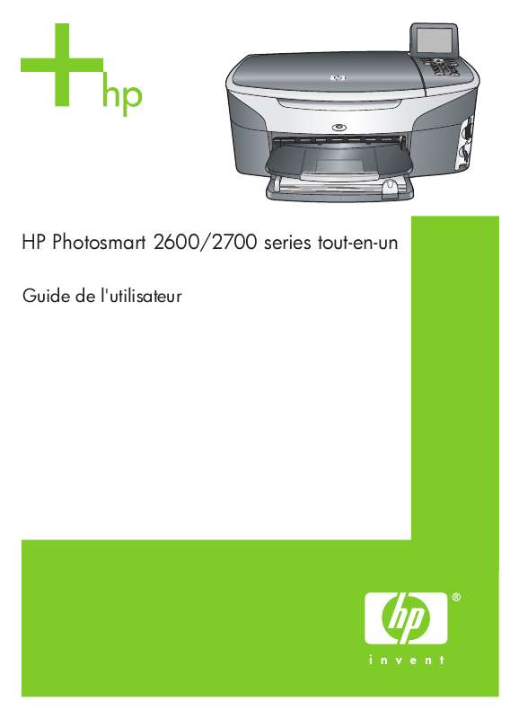 Guide utilisation HP PHOTOSMART 2610  de la marque HP