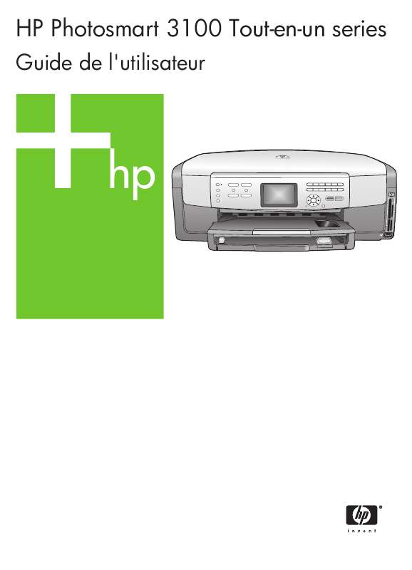 Guide utilisation HP PHOTOSMART 3100 ALL-IN-ONE PRINTER  de la marque HP
