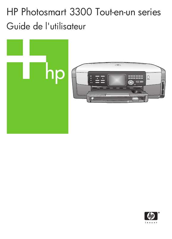 Guide utilisation HP PHOTOSMART 3300 ALL-IN-ONE PRINTER  de la marque HP
