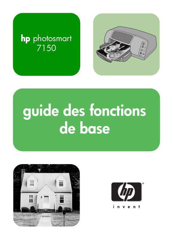 Guide utilisation HP PHOTOSMART 7150  de la marque HP