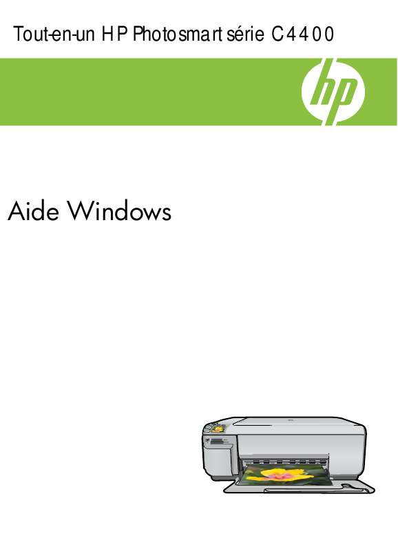 Guide utilisation HP PHOTOSMART C4400 ALL-IN-ONE  de la marque HP