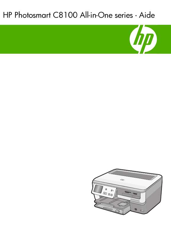 Guide utilisation HP PHOTOSMART C8100 ALL-IN-ONE  de la marque HP