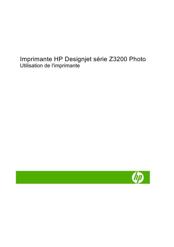 Guide utilisation HP DESIGNJET Z3200 PHOTO  de la marque HP