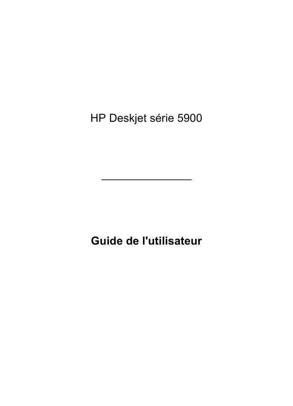 Guide utilisation HP DESKJET 5940  de la marque HP