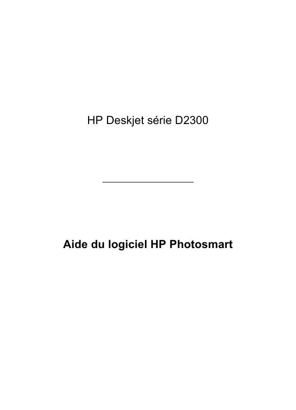 Guide utilisation HP DESKJET D2330  de la marque HP