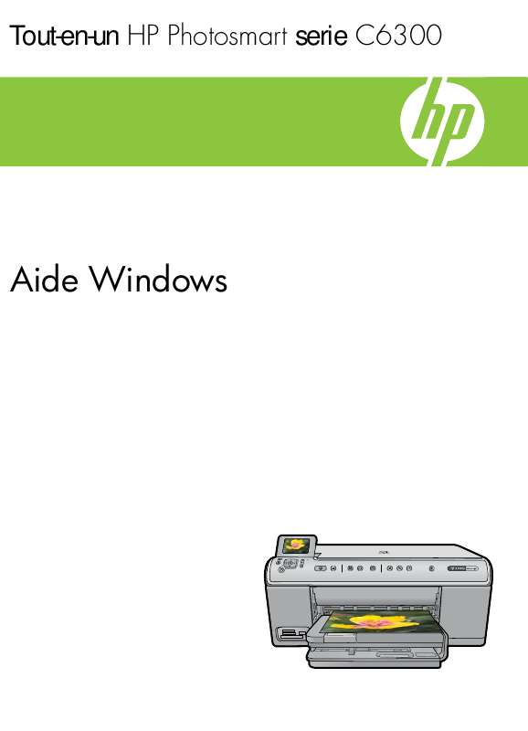 Guide utilisation HP PHOTOSMART C6300 ALL-IN-ONE PRINTER  de la marque HP