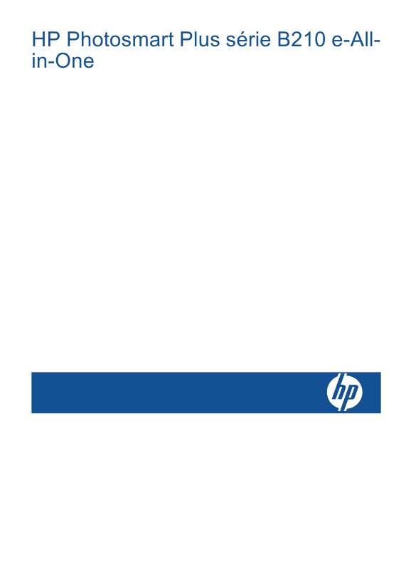Guide utilisation HP PHOTOSMART PLUS B210A  de la marque HP