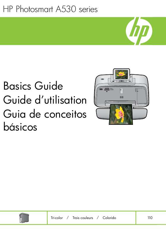 Guide utilisation HP PHOTOSMART A532  de la marque HP