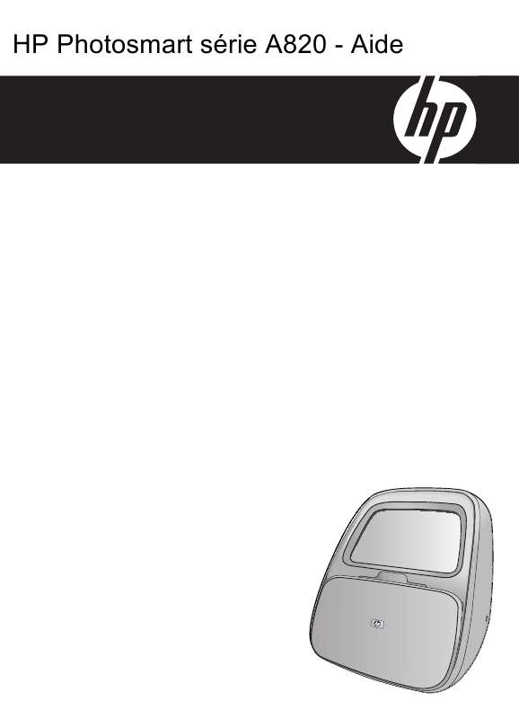 Guide utilisation HP PHOTOSMART A820 HOME PHOTO CENTER  de la marque HP