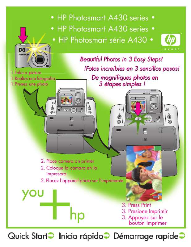 Guide utilisation HP PHOTOSMART A432  de la marque HP