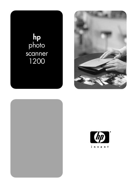 Guide utilisation HP PHOTOSMART 1200 PHOTO SCANNER  de la marque HP