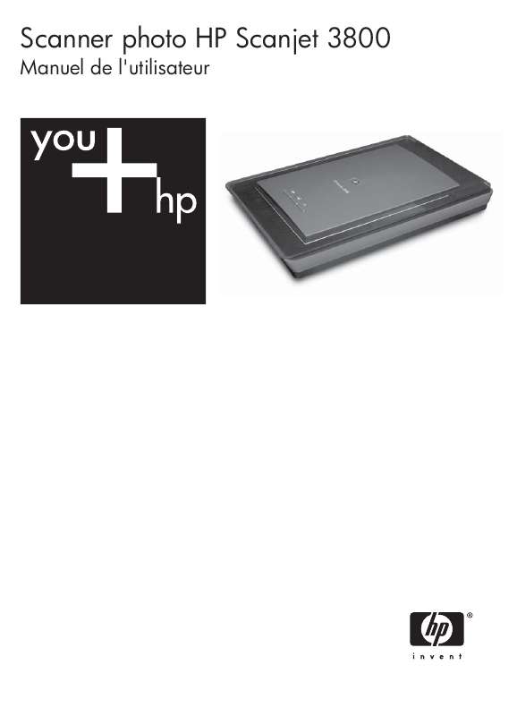 Guide utilisation HP SCANJET 3800 PHOTO SCANNER  de la marque HP