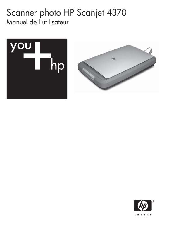 Guide utilisation HP SCANJET 4370 PHOTO SCANNER  de la marque HP
