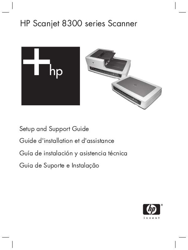 Guide utilisation HP SCANJET 8300  de la marque HP