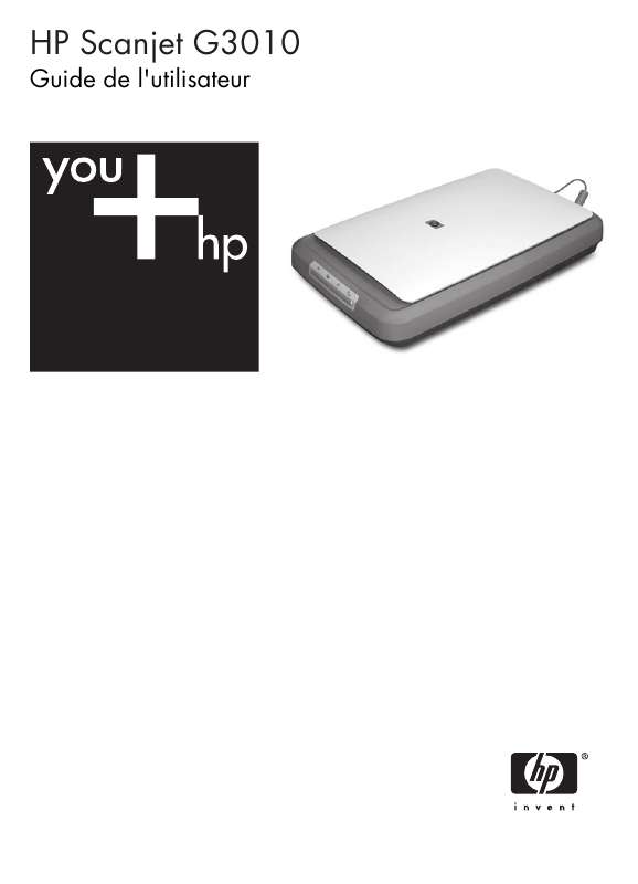 Guide utilisation HP SCANJET G3010 PHOTO SCANNER  de la marque HP