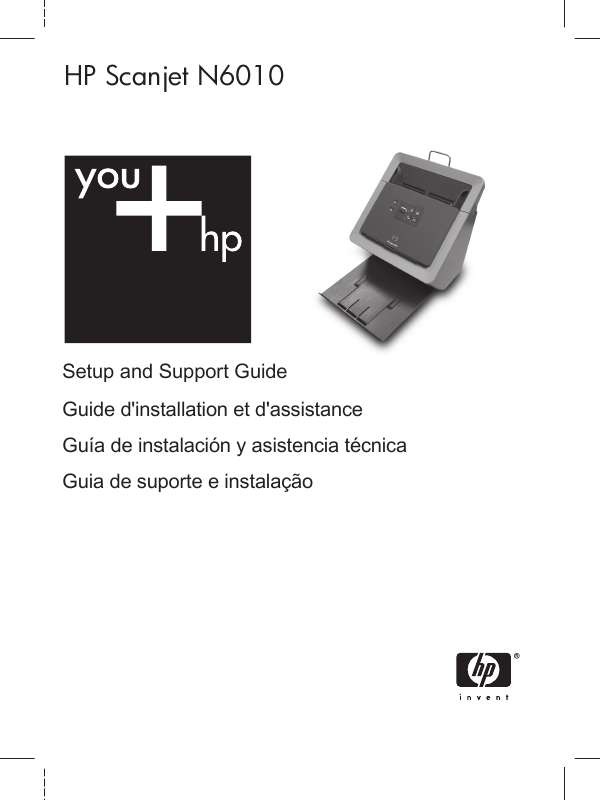 Guide utilisation HP SCANJET N6010  de la marque HP