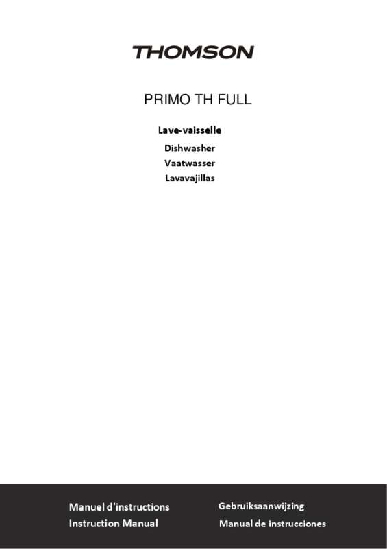 Guide utilisation THOMSON TH PRIMO 45 FULL de la marque THOMSON