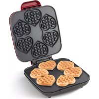 Notice Dash MULTI MINI HEART DMMWH600GBRD04 Waffle Maker