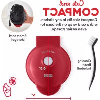 Notice Dash DELUXE MINI DMW005GBDB06 Waffle Maker