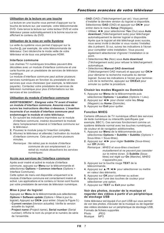 Guide utilisation THOMSON 19HS5246C  de la marque THOMSON