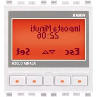 Notice Vimar 20449.B Radio-réveil
