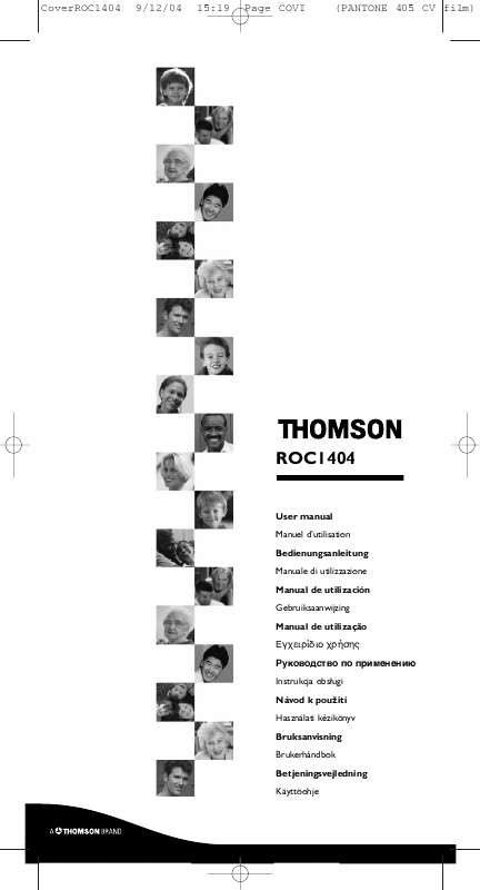 Guide utilisation THOMSON ROC1404  de la marque THOMSON