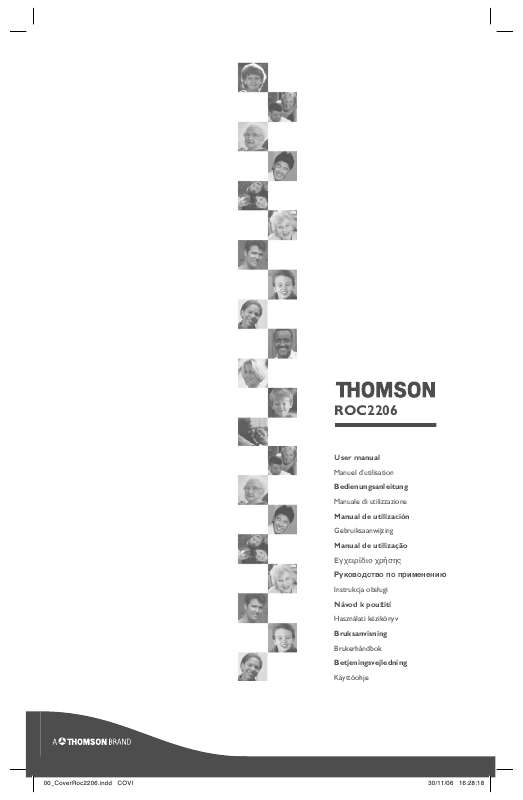 Guide utilisation THOMSON ROC 2206  de la marque THOMSON