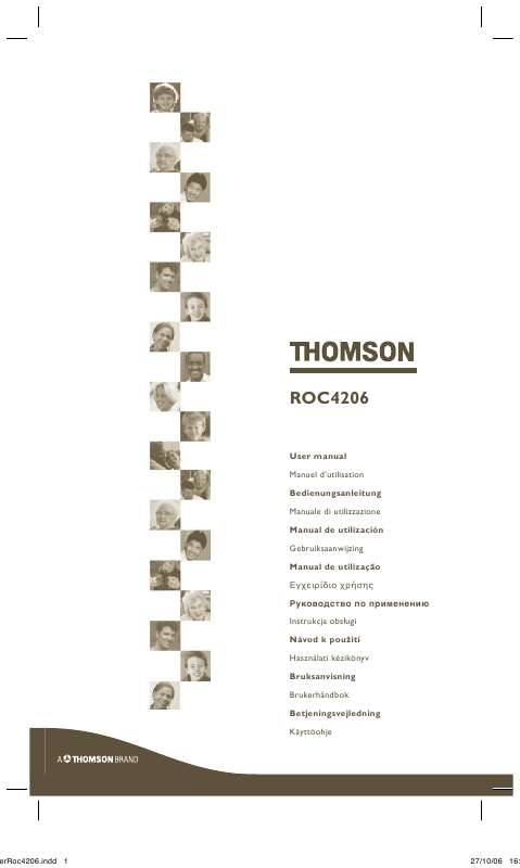Guide utilisation THOMSON ROC 4206  de la marque THOMSON
