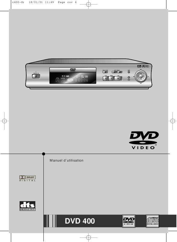 Guide utilisation THOMSON DVD400  de la marque THOMSON