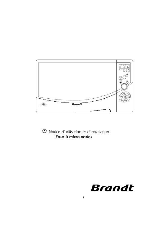 Guide utilisation BRANDT G2640SF1 de la marque BRANDT