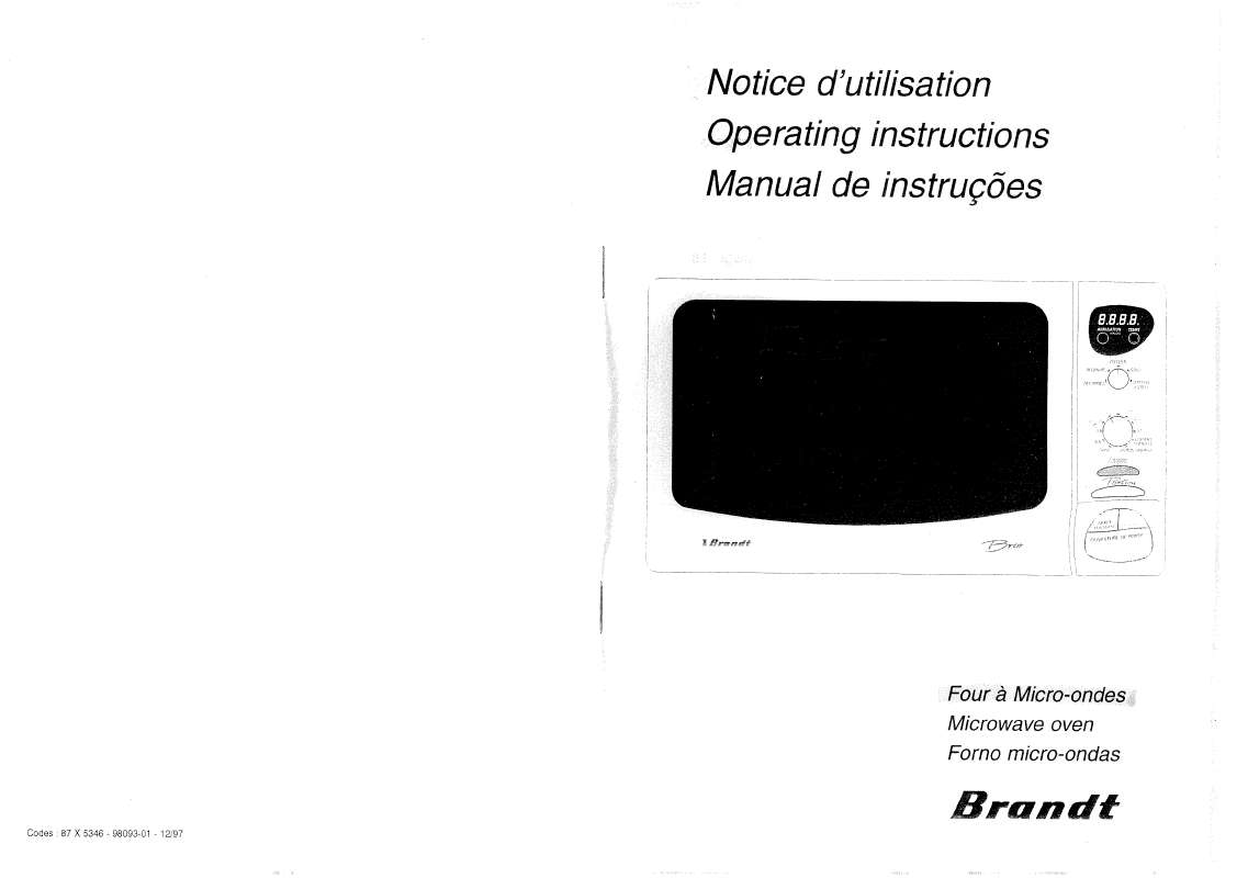 Guide utilisation BRANDT GTC928 de la marque BRANDT