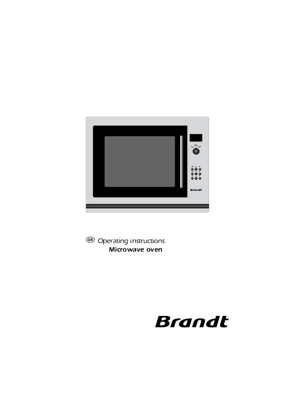 Guide utilisation BRANDT MMK51X1E de la marque BRANDT