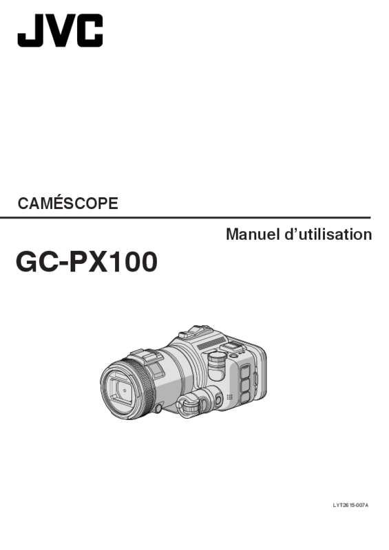 Guide utilisation JVC GC-PX100BEU  de la marque JVC