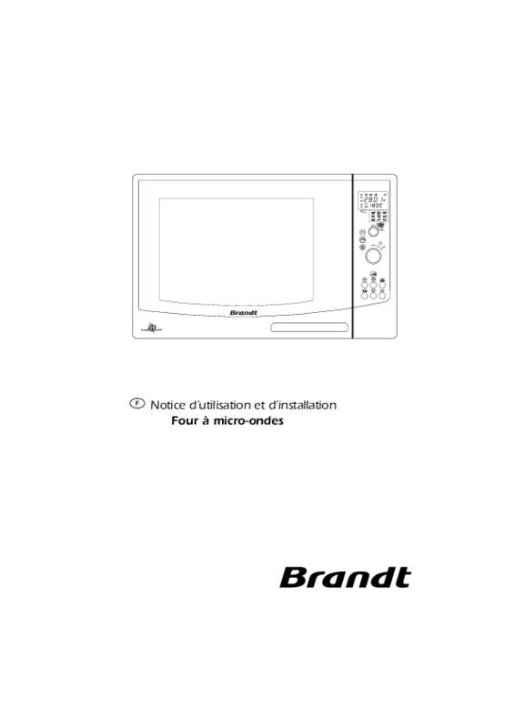 Guide utilisation BRANDT C3270BF1 de la marque BRANDT