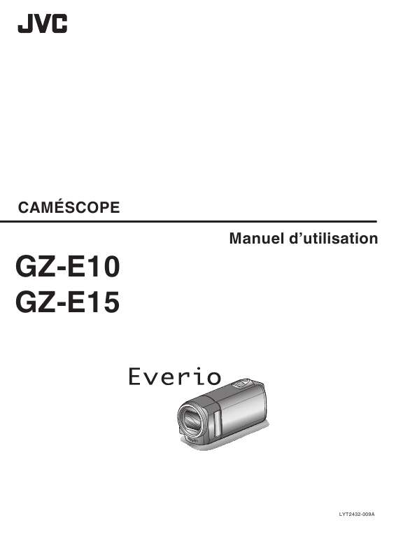 Guide utilisation JVC GZ-E15BE  de la marque JVC