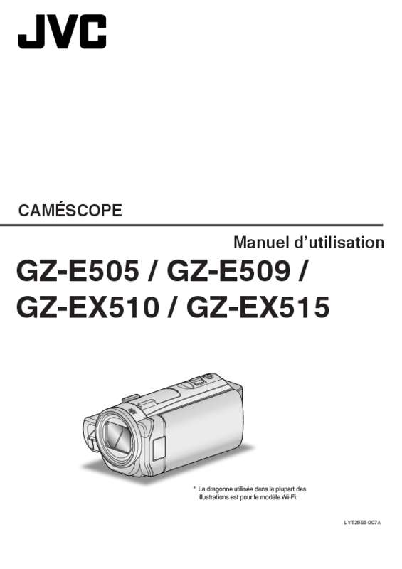 Guide utilisation JVC GZ-E505BEU  de la marque JVC