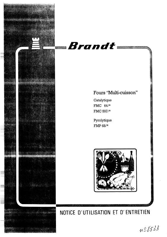 Guide utilisation BRANDT FMC597B de la marque BRANDT